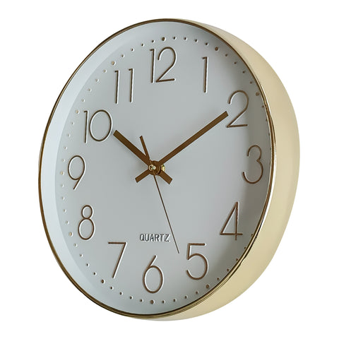 Reloj cromado Oro Tempus 30.5 x 30.5 cm