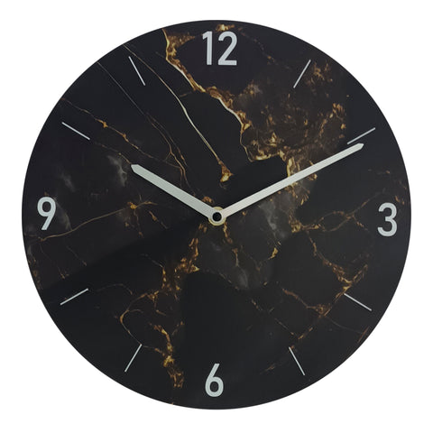 Reloj Negro Muralia 30 x 30 cm