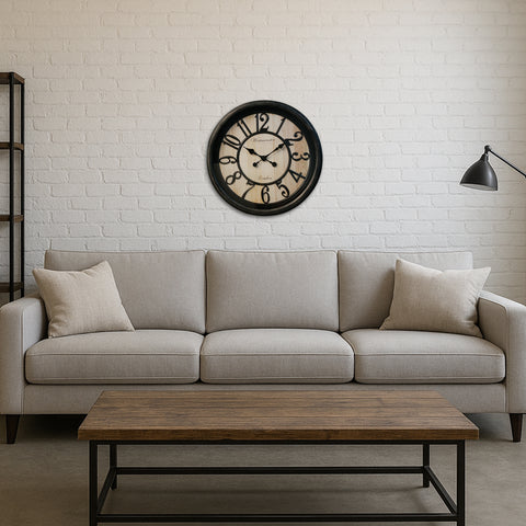 Reloj Beige Suiza 40 x 40 cm