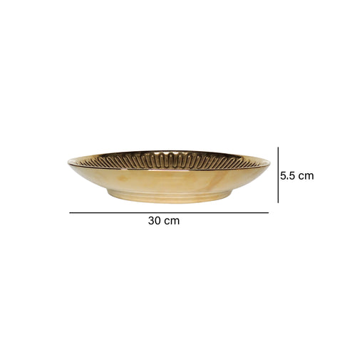 Centro de mesa Oro Deluxe 30X30X5.5 cm