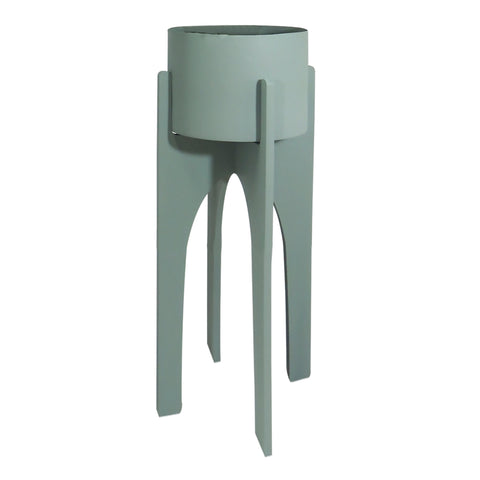 Maceta Industrial Verde  25 x 69 cm