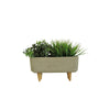 Terrario Patas Cemento Gris Concrete 30X15CM