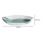 Batea Blanco Azul Rio 35x7 cm
