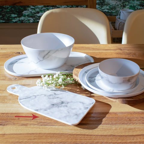 Tabla de corte grande Carrara Blanco 45x17x2 cm