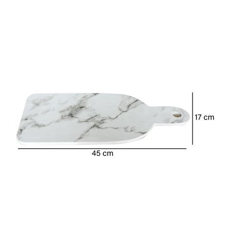 Tabla de corte grande Carrara Blanco 45x17x2 cm