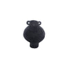 Florero Anfora Negro Rutico 15.5X20 cm