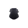 Florero Anfora Negro Rutico 19.5X20 cm