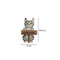 Escultura Gato Welcome Pets 12x9.5x19 cm