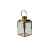 Farol Metal Oro Milan 13.5x24.5 cm