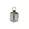 Farol Metal Plata Milan 13.5x24.5 cm