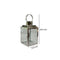 Farol Metal Plata Milan 13.5x24.5 cm