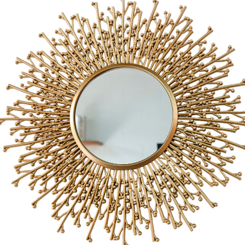 Set x3 espejos sol Oro Shine 25x2x25 cm