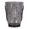 Vaso Arabesco Peq Plástico en Transparente y Gris 8.6X11.5 cm