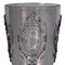 Vaso Arabesco Peq Plástico en Transparente y Gris 8.6X11.5 cm