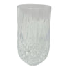 Vaso geométrico Transparente Viena 8x8x14 cm