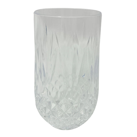 Vaso geométrico Transparente Viena 8x8x14 cm