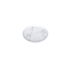 Plato pando pequeño Carrara Blanco 20.5x20.5x1.5 cm