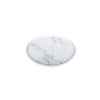 Plato pando grande Carrara Blanco 28x28x1.7 cm
