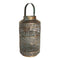 Farol metálico Oro Sultan 18x29.5 cm