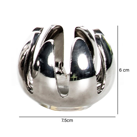 Portavela Plata lotto 7.5 x 7.5 x 6 cm