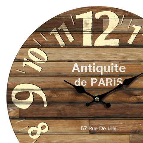Reloj Dallas 23-31 Café 33.8X33.8CM