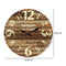 Reloj Dallas 23-31 Café 33.8X33.8CM