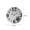 Reloj Espejo Plata Amsterdam 30 x 30 cm