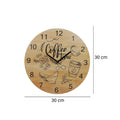 Reloj Coffe time Cafe Amsterdam 30 x 30 cm