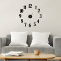 Reloj 3D Amsterdam Negro 70 x 70 cm