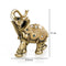 Escultura Elefante Oro Mystical 21.5 x 11 x 21 cm