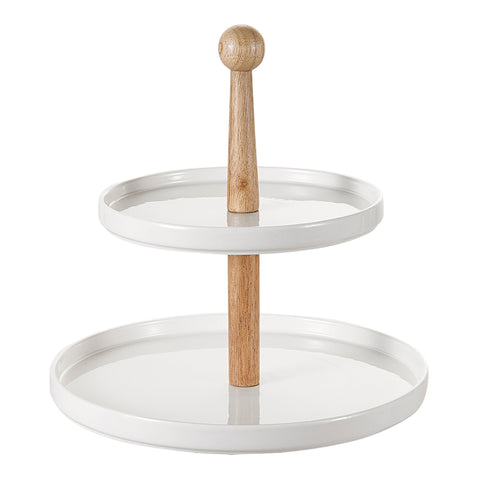 Torre 2 Pisos Blanco Utilitarios 27x27x22.5 cm