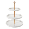 Torre 3 Pisos Blanco Utilitarios 30x30x38 cm