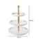 Torre 3 Pisos Blanco Utilitarios 30x30x38 cm