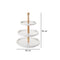 Torre 3 Pisos Blanco Utilitarios 30x30x38 cm
