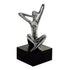 Escultura Mujer Plata Corpo 14 x 23 cm