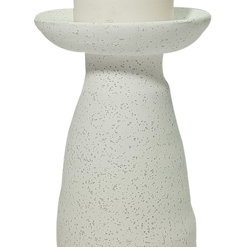 Portavela cono Blanco alma 10 x 10 x 15.5 cm