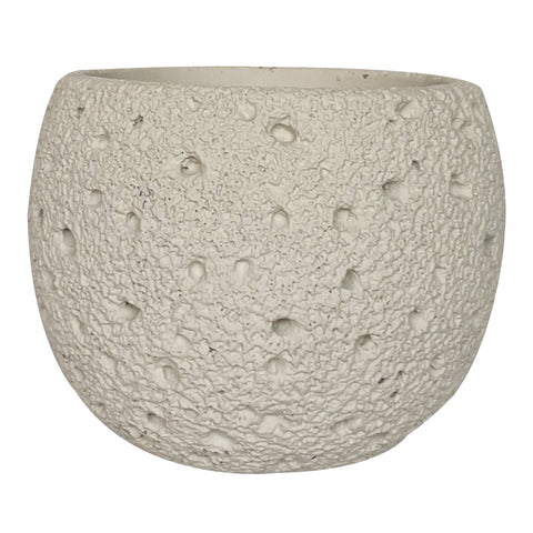 Matera crater Beige Basaltika 15X15x11.5 cm