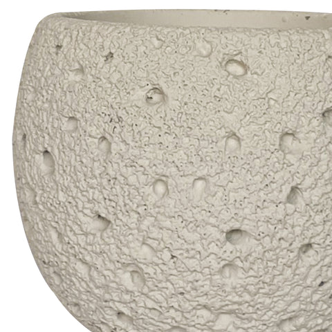 Matera crater Beige Basaltika 15X15x11.5 cm