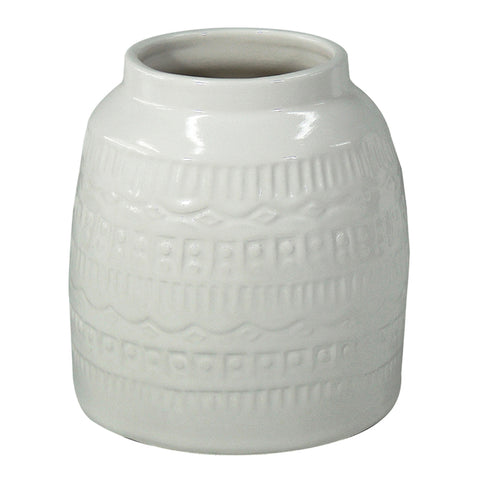 Jarrón Blanco Origen 18X19cm