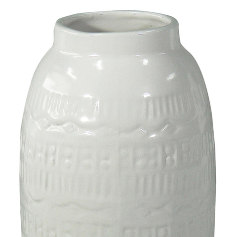 Jarrón Blanco Origen 15X25cm