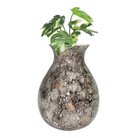 Jarrón Gris Emperador 22X26 cm
