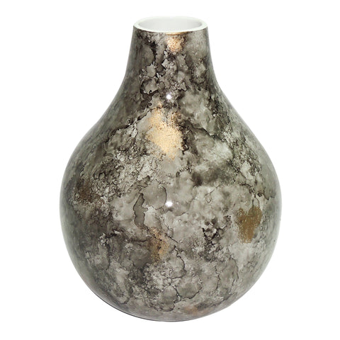 Jarrón Gris Emperador 27X36 cm