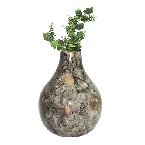 Jarrón Gris Emperador 27X36 cm