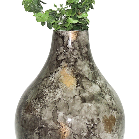 Jarrón Gris Emperador 27X36 cm