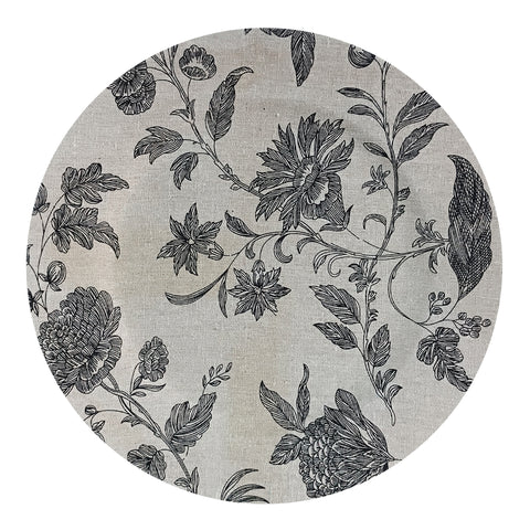 Base de Plato Flores Beige Esencia 33 x 33 x 1.7 cm