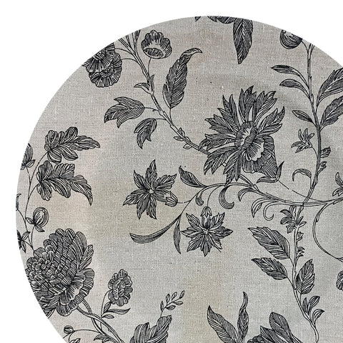 Base de Plato Flores Beige Esencia 33 x 33 x 1.7 cm