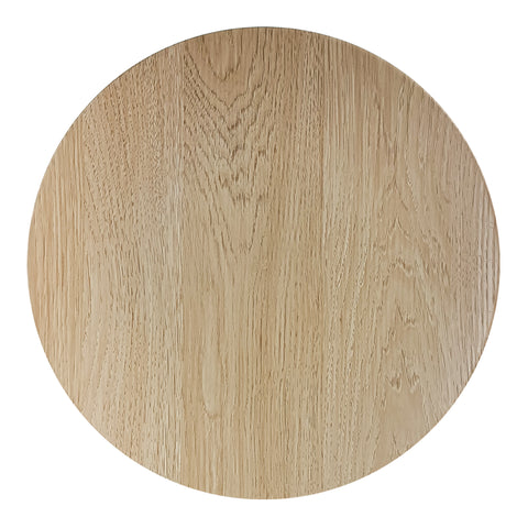 Base de Plato Madera Beige Esencia 33 x 33 x 1.7 cm