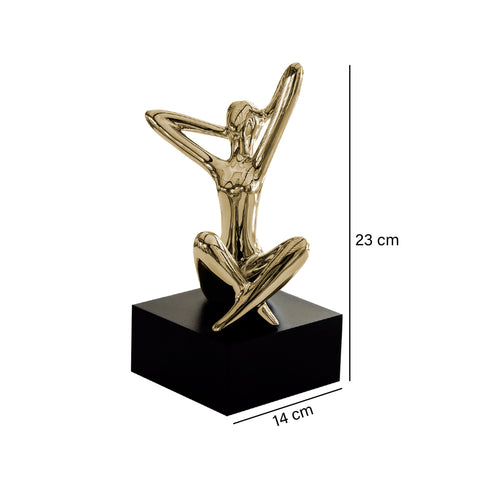 Escultura mujer Oro Corpo 14 X 23 cm