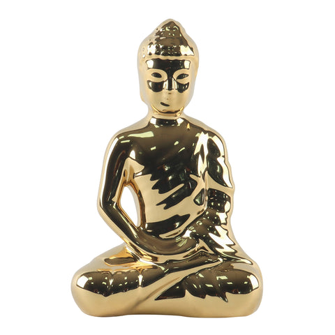 Buda Sentado Oro Zen 13.5X20.5 cm