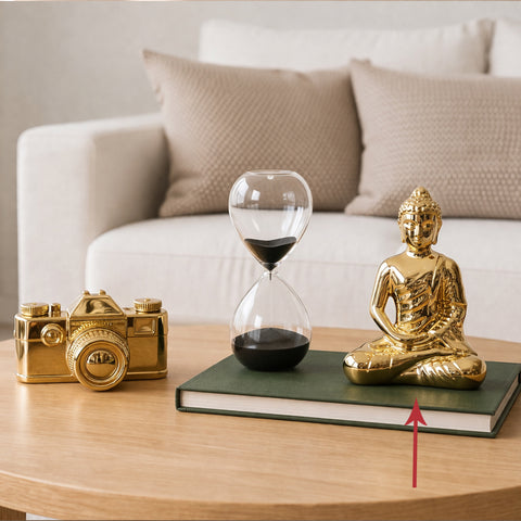 Buda Sentado Oro Zen 13.5X20.5 cm